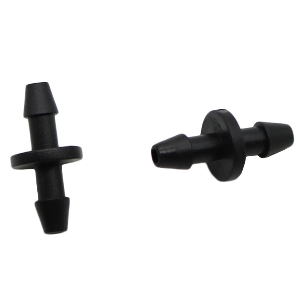 3mm Quick Connector Double Barbed Connector Tank Adapter Tap  Fitting Hose Fittings Industrial Cooling for 1/8" Hose 50 Pcs