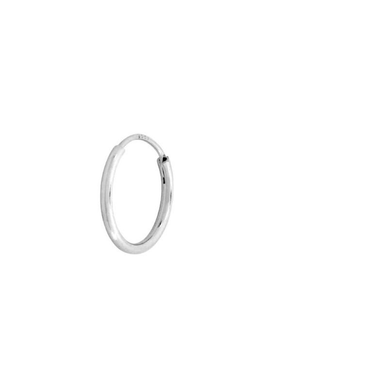 

Silver Earrings Stud Earring for Men Small Earrings Graceful European and American 18K Gold Circle Female Glossy Plain Earring Ear Clip Earrings [Single] 925 Sterling Silver