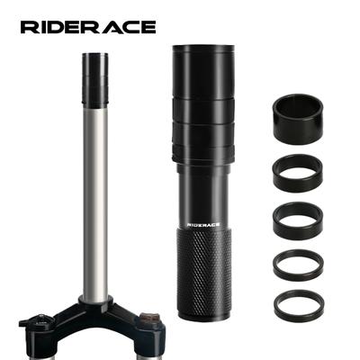 Przedłużka rury widelca rowerowego z podkładką steru, aluminiowy adapter do kierownicy roweru szosowego MTB, ukryty
