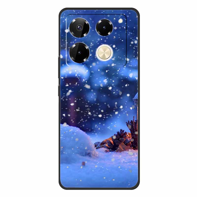2024 Christmas Phone Cases For Infinix Note 40 Pro 4G 5G Cases Soft TPU Silicone For Note 30 4G  5G  Infinix Note 40Pro 30Pro 4G