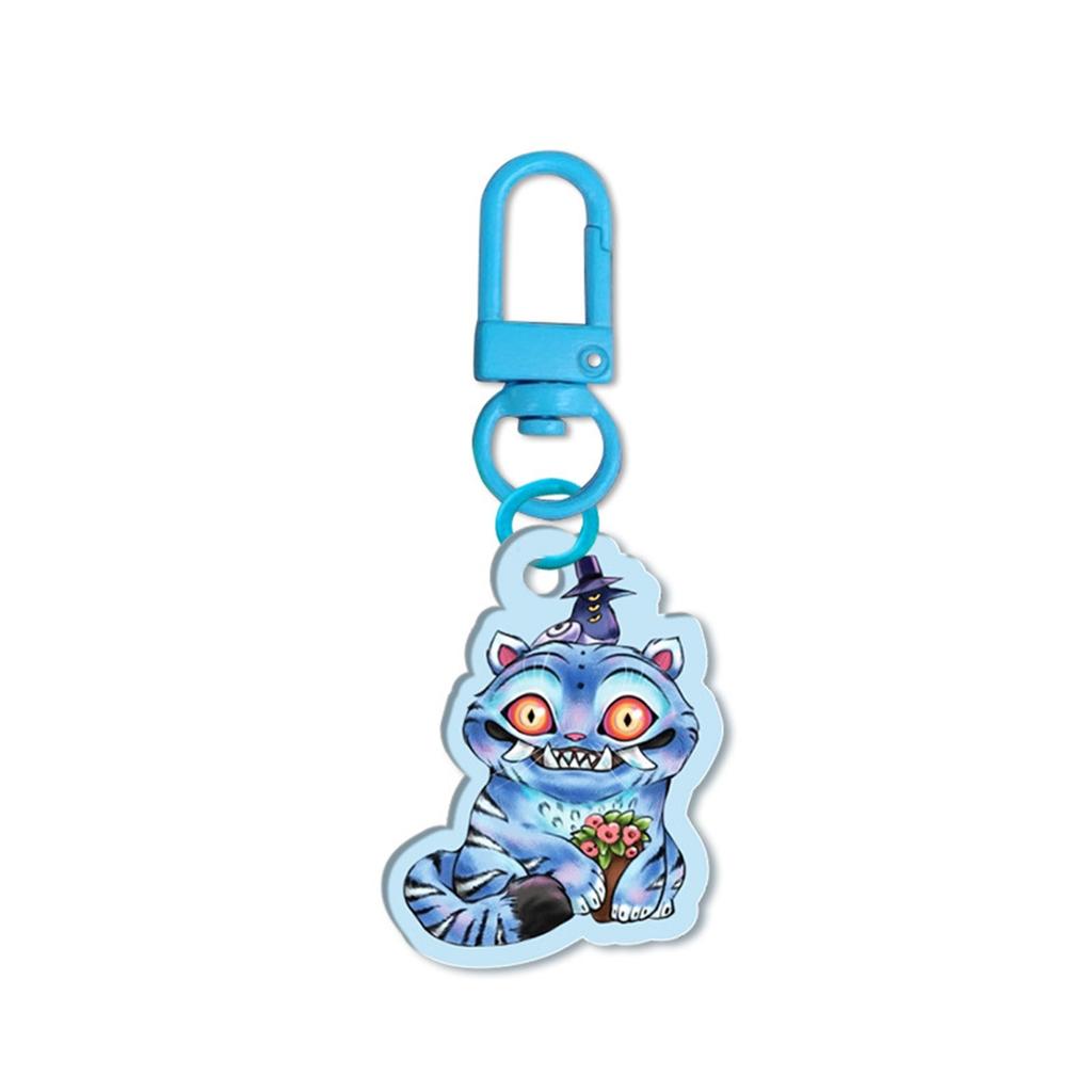 Cartoon Anime Movie Transparent Acrylic Keychain Pendant, Exquisite Gift Hanging Accessories For Backpacks