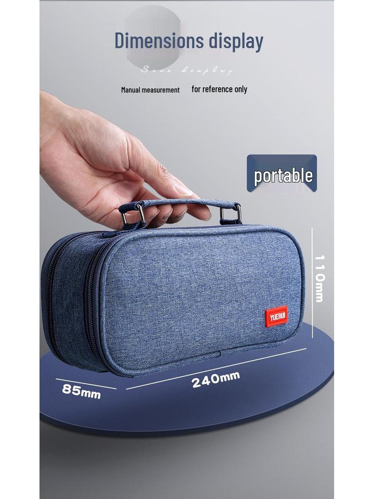 5-lagige Handtasche mit großer Kapazität für Studenten - Einfache, multifunktionale Stiftebox