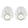 2Pieces Campers Faucet Knobs Replacement Accessory for Bathroom Sink and Shower Hot Cold Water Control Acrylic
