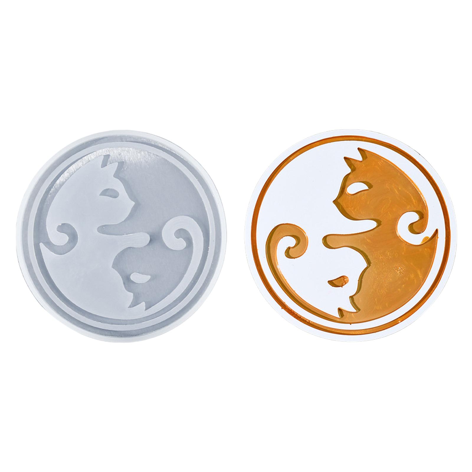 

Силиконовая форма для литья подставок на животную тематику, простая в использовании, форма для коврика под чашку, украшение стола, формы для рукоделия, инструмент для изготовления ювелирных изделий 2