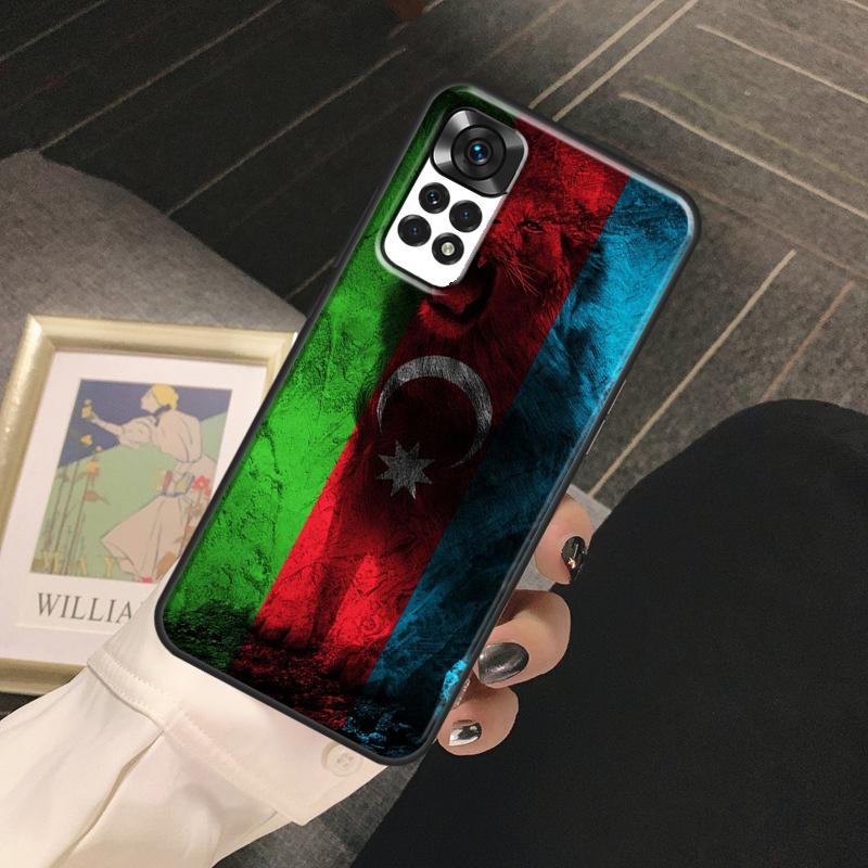 Azerbaijan Flag Funda For Xiaomi Redmi Note 14 13 Pro 9 10 11 12 Pro 10S 11S 12S Redmi 14C 13C 10C 12C Case
