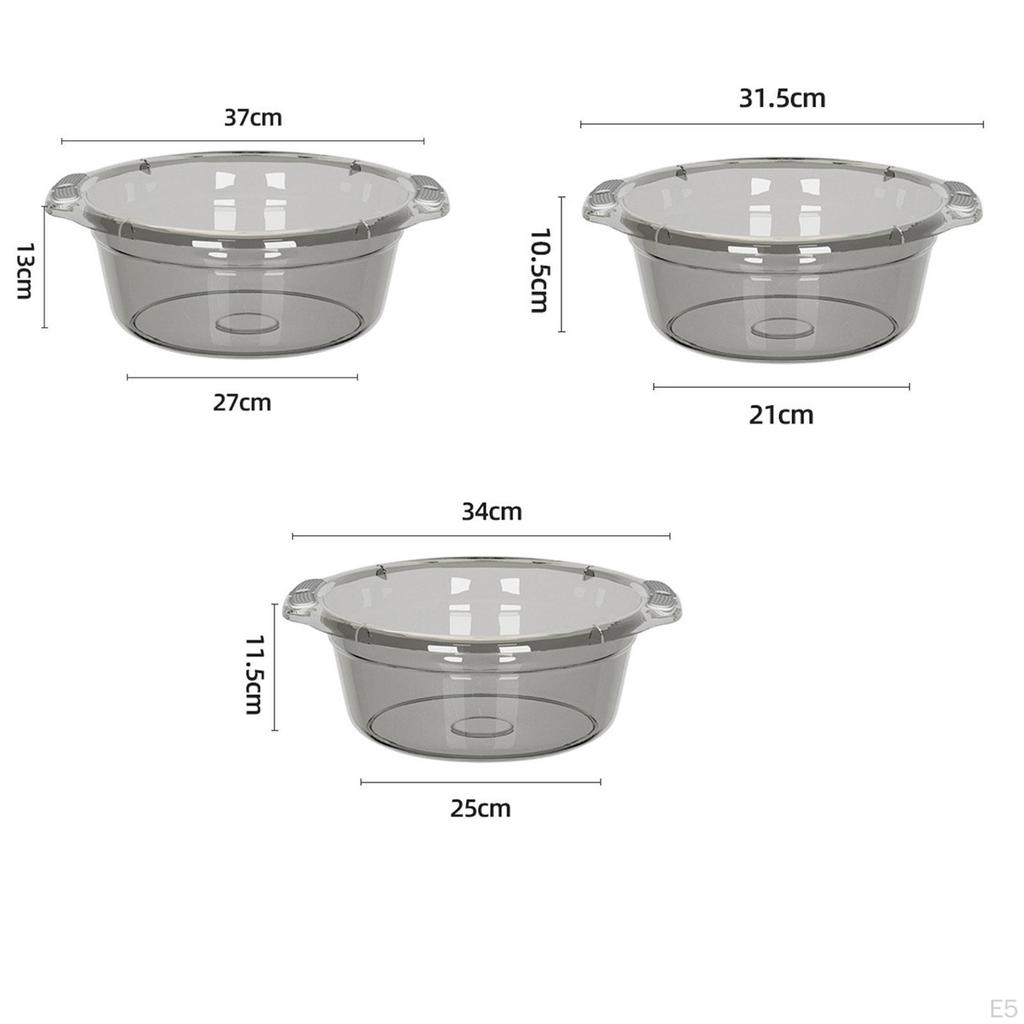 3 Paniers de Lavage Portables pour Évier Accessoires Multifonction Fournitures de Salle de Bain Légumes