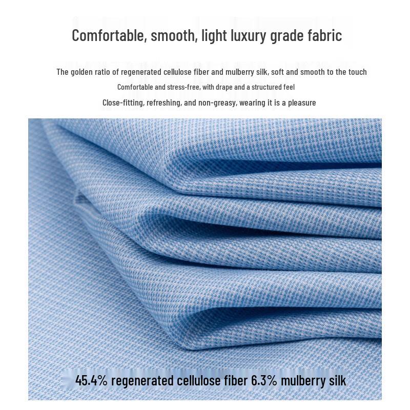 ROMON Men's Short Sleeve Business Shirt