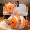 50/60Cm Lovely Clownfish Plush Toys Cartoon Soft Chubby Fish Stuffed Pillow Marine Animal Goldfish Doll Birthday Gifts For Girls