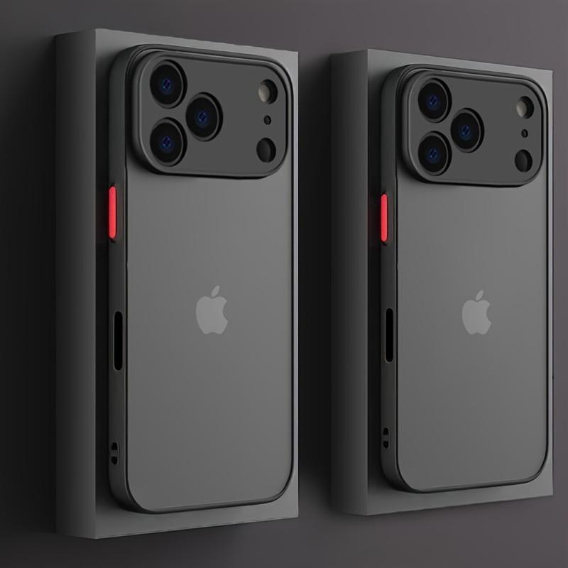 Translucent Armor Phone Case For For Iphone 17 16 14 13 1 Pro Max Hard PC Cases For For Iphone17 1 Pro Max Shockproof Matte Back Cover