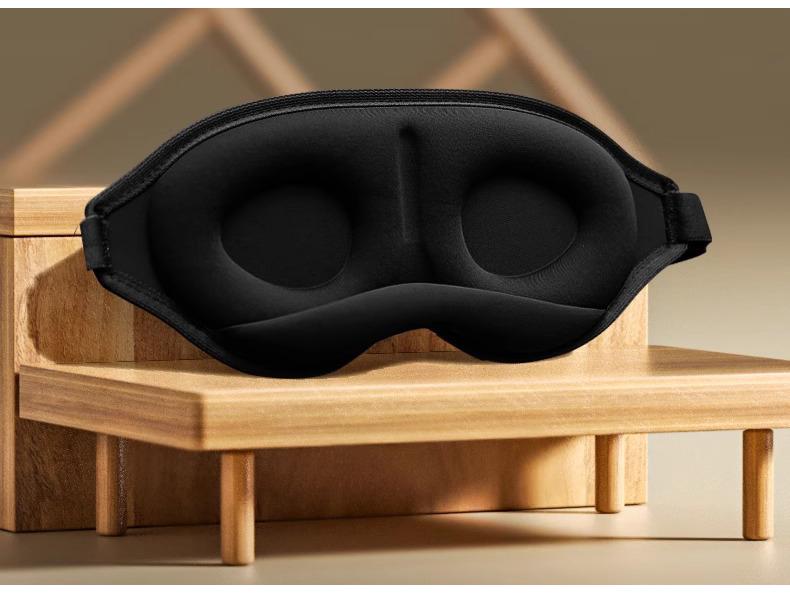 Nasal Wing Memory Foam Blackout Eye Mask for Sleep and Eye Fatigue Relief