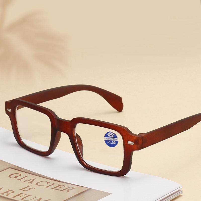 New Square Frame Glasses Fashionable Versatile Simple Square Reading Glasses 315 for Women Men