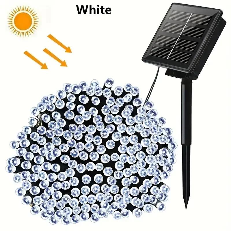 32M 300LEDs Outdoor Light String for Christmas Decoration, Solar Fairy Light Garden Christmas Decoration