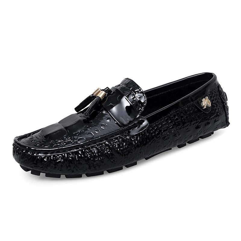 

Plus Size 35-48 Tassel Penny Loafers Men Casual Shoes Leather Man Moccasins LightweightSlip on Flats Fringe Mens Driving Shoes 35
