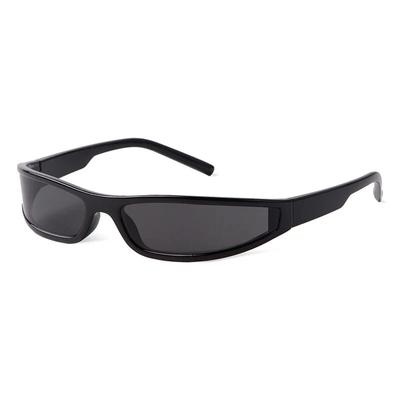 Mode Spiegel Sport Sonnenbrille Damen Herren Y2K Rechteck Schmal Schatten Brille Männlich Punk Radfahren Fahren Sonnenbrille Weiblich UV400