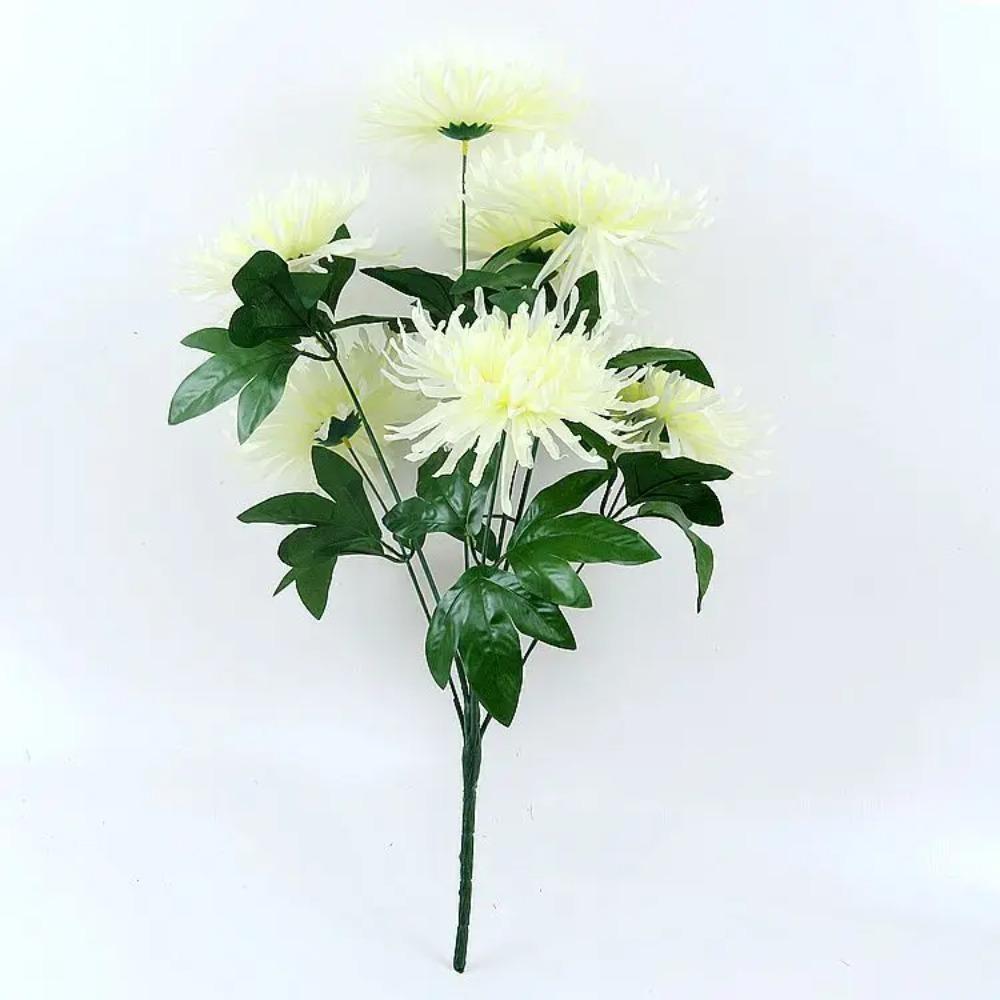 7 Heads /1pcs 55cm golden chrysanthemum branch plastic Artificial flowers flores DIY wedding home decoration plant