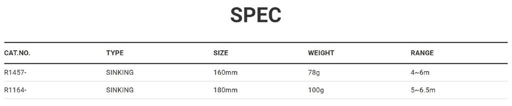 Yo Zuri 3D Magnum 180 mm Trolling Sinking Lure R1164-CPSH (5272)