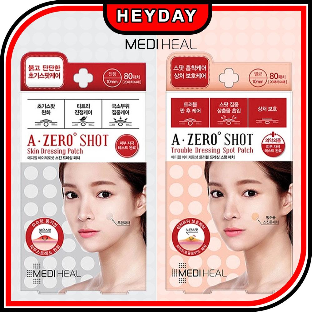 

[MEDIHEAL] [1+1] A-Zero Skin Trouble Dressing Spot Patch 80P 2type Acne Patch Pimple Patch Skin + Trouble