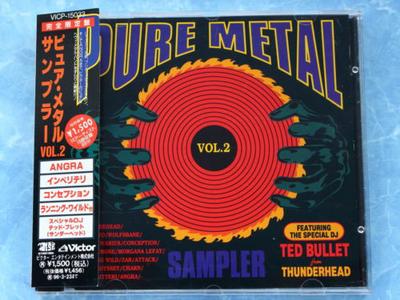 CD VARIOUS  Pure Metal Sampler Vol. 2 VICP15033 Victor 2020 Japan ObiRock Used