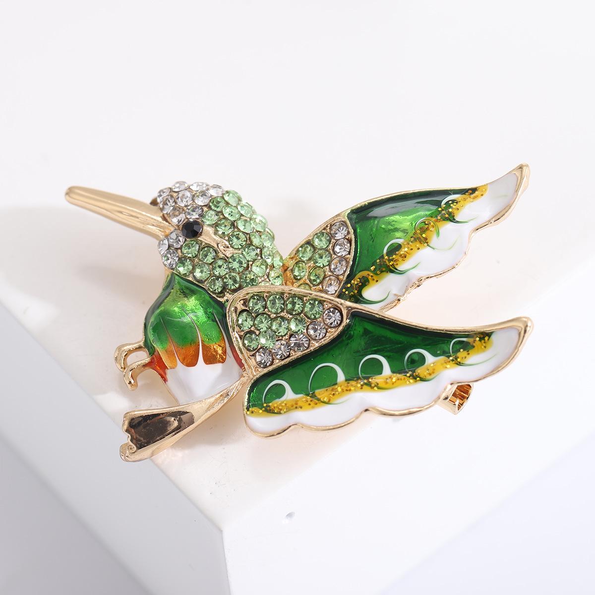 

Модная цветная капающая птица брошь винтажное животное милый корсаж куртка пальто булавка аксессуары подарок