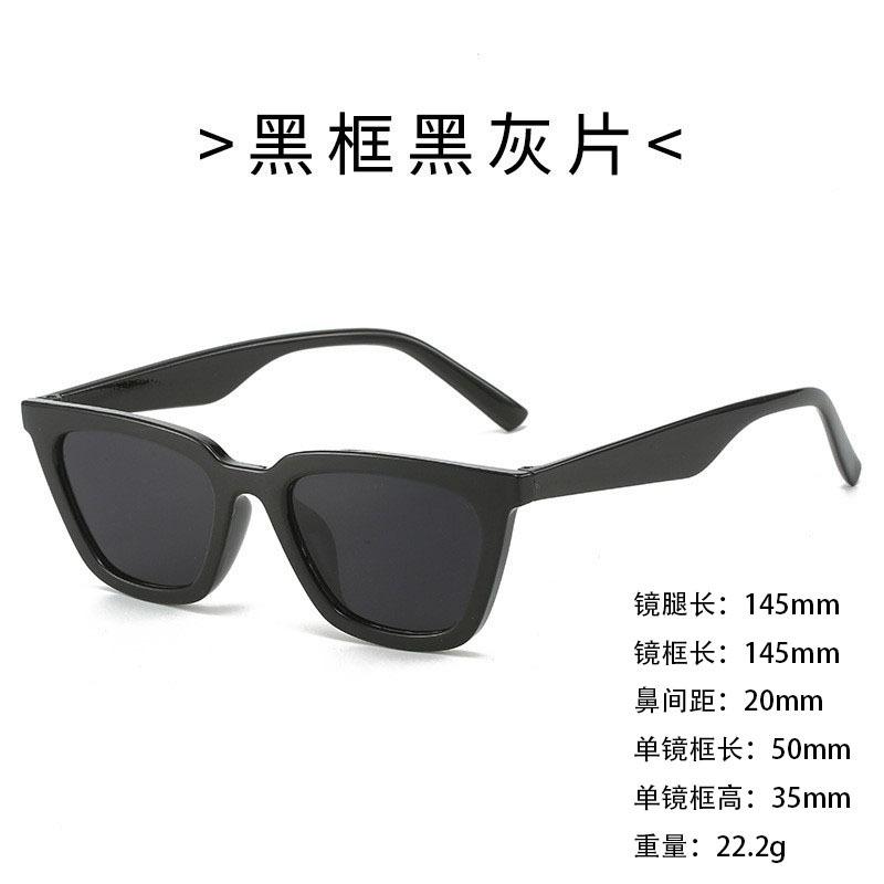 Foreign Trade Retro Triangular Small Frame Cat Eye Sunglasses Sunglasses Shading Women'S Sunglasses