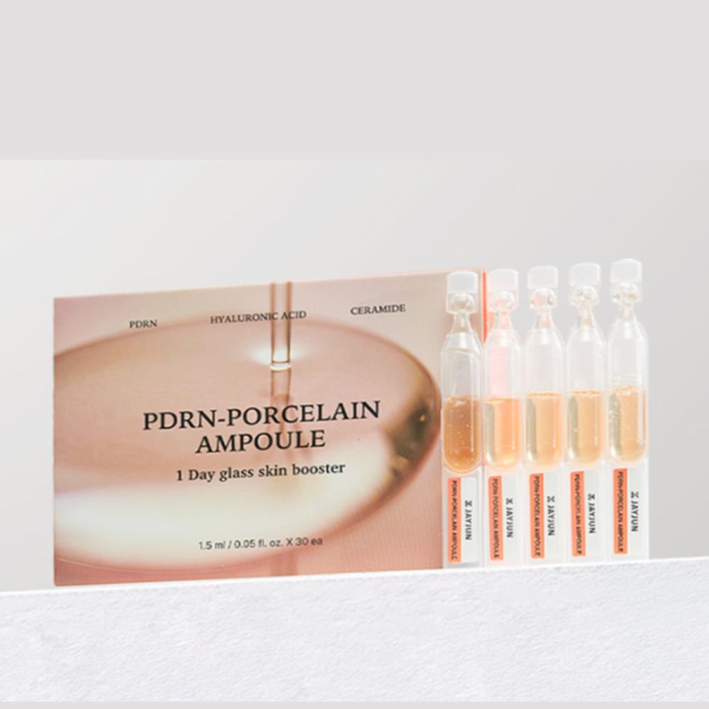 

JAYJUN 100% Salmon PDRN High-Purity Hyaluronic Acid Porcelain Radiance Serum Ampoule (30 Days Supply)