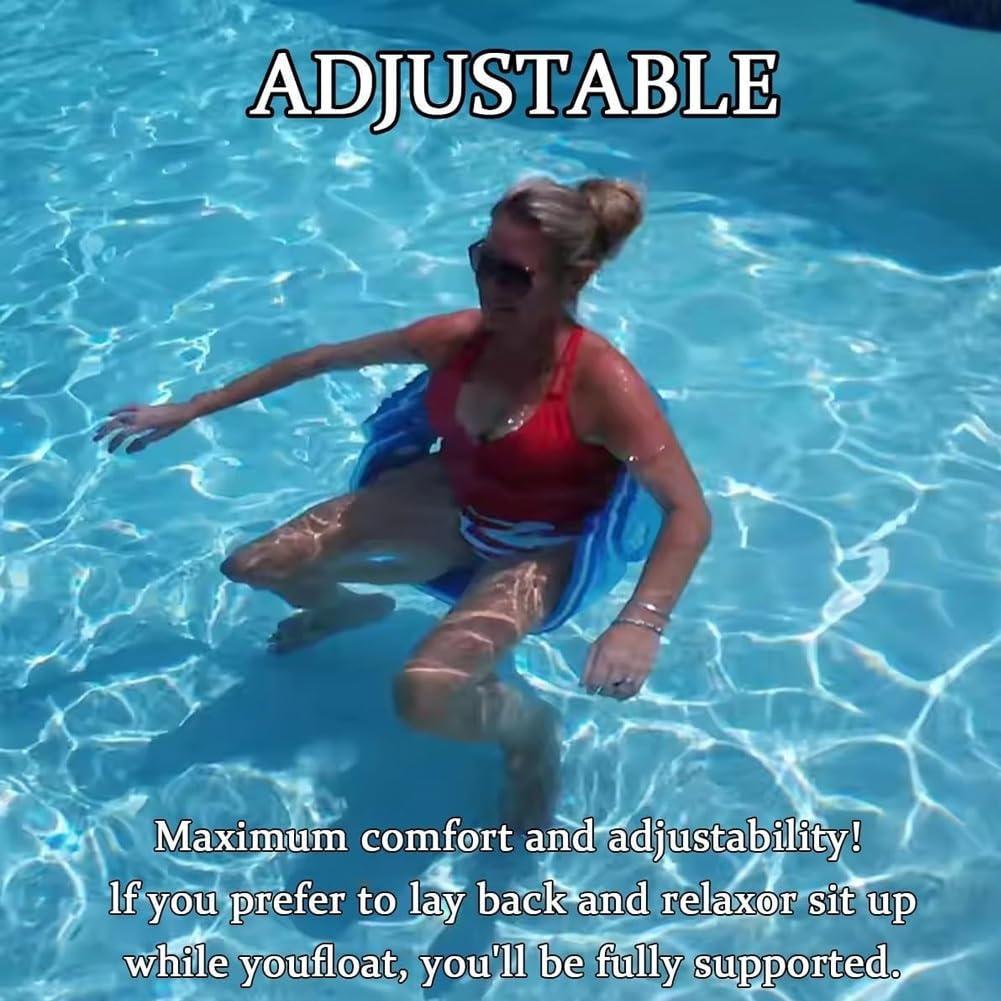 Pool Wasser Liegestuhl Erwachsener Kinder Schwimmstuhl Faltbar Nicht aufblasbar Schaumstoff Pool Schwimm Liegestuhl Sommer Schwimmbad Sitz