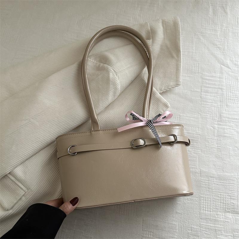 

Korean retro underarm bag women s 2025 spring new tote large-capacity versatile shoulder handbag women хаки