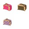 Polka Dot Kiss Lock Coin Purse Mini Small Item Bag Cute Leather Jewelry Bag  Woman Girl