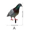 Ornaments Yard Art Decor Pigeon Sculpture Realistic Wild Pigeon Decorations Acrylic Pigeon Statues