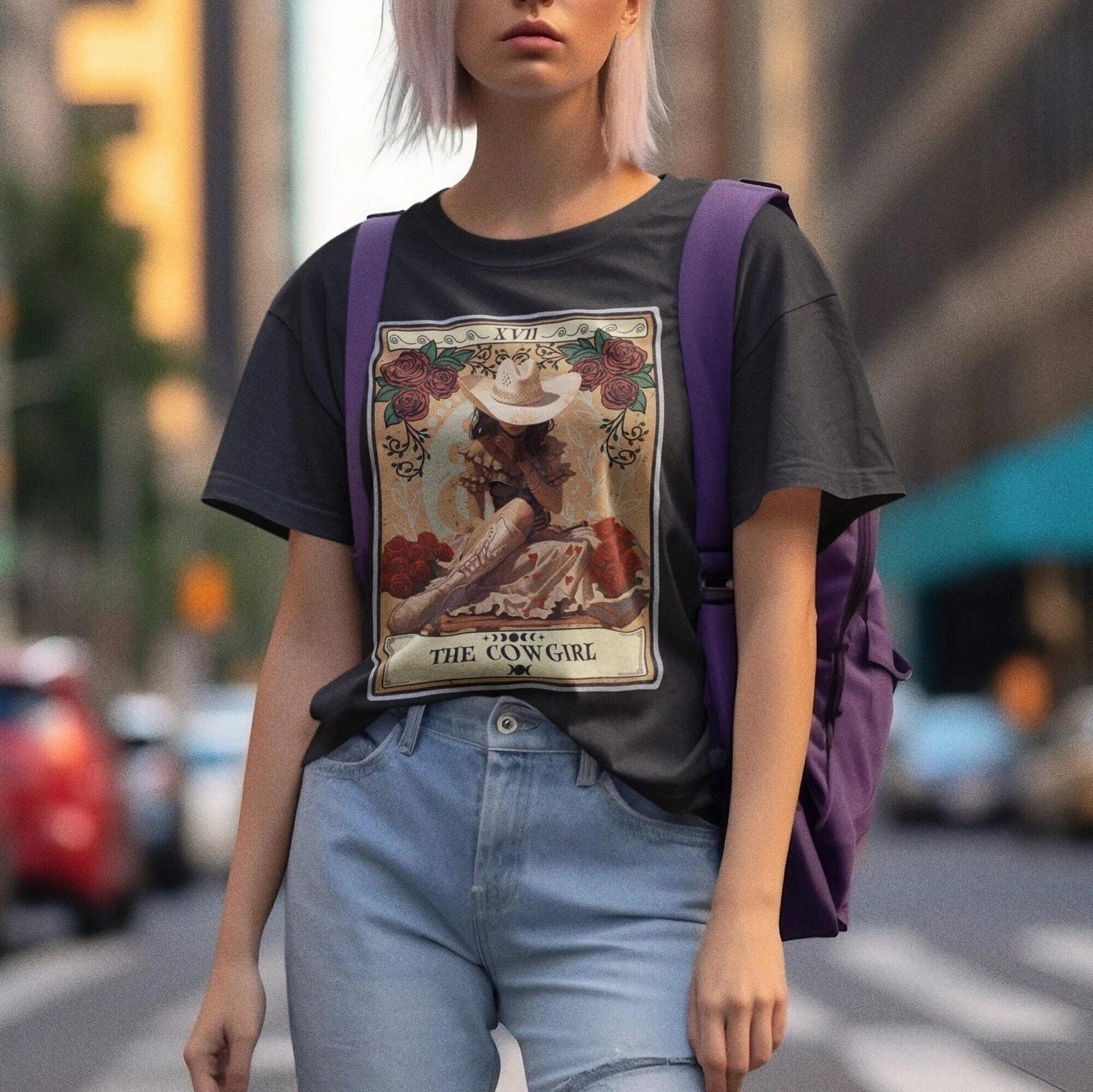 The Cowgirl Tarot Card Shirt 3XL