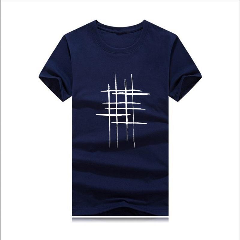 Men'S T-Shirt Short Sleeve Printed Summer Round Neck Top Trend Casual T-Shirts