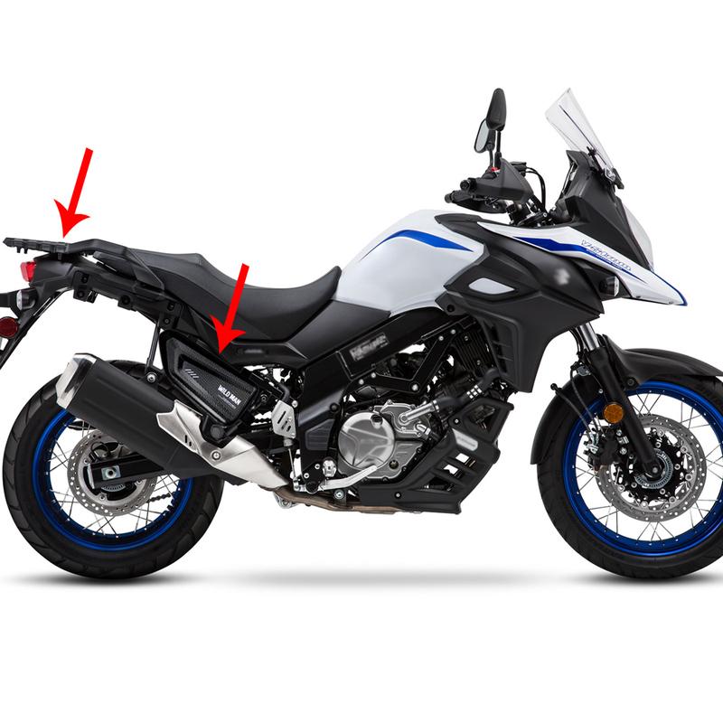 For V Strom V-strom Vstrom 650 250 1000/xt DL650 DL1000 DL250 motorcycle Modified Side Bag Waterproof Triangle Side Bag
