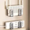 No Drill Router Power Strip Holder Carbon Steel Wall Support Bracket Durable Wifi Placement Rack