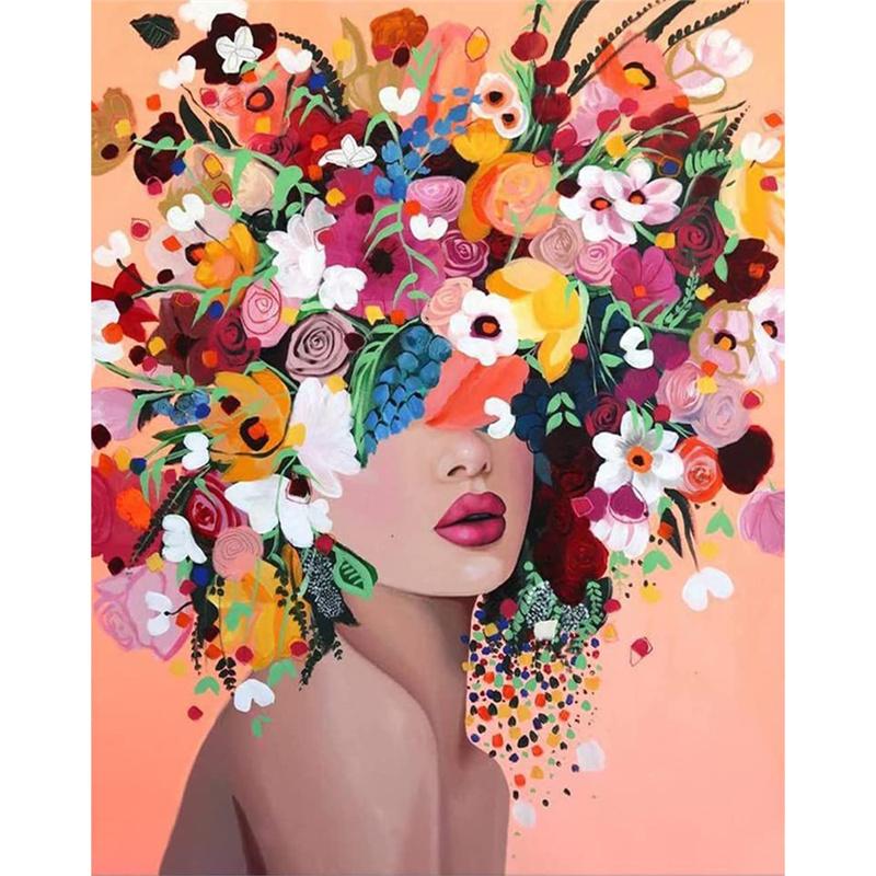 

DIY алмазная живопись специальный женский набор для вышивки крестиком мозаика искусство алмазная живопись полный круг/квадратный алмаз украшение дома Round 20x30cm