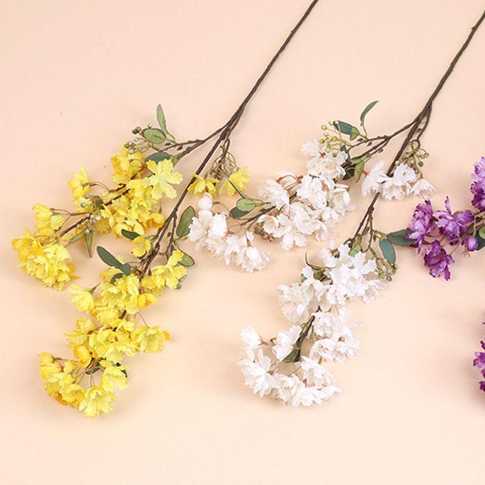Plastic Artificial Lagerstroemia Flower Elegant Fake Flower  Wedding Birthday Party