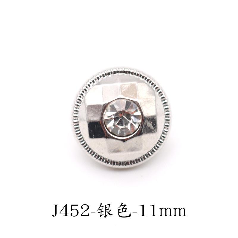 Hochwertige Metallknöpfe, Hochwertige Hemdknöpfe, Kragenknöpfe, Wollstrickjacke, Goldene Glas-Diamantknöpfe