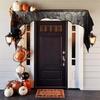 Halloween Decoration Fireplace Mantle Decorations Black Lace Spiderweb Table Runners Fireplace Cover Halloween Party Supplies