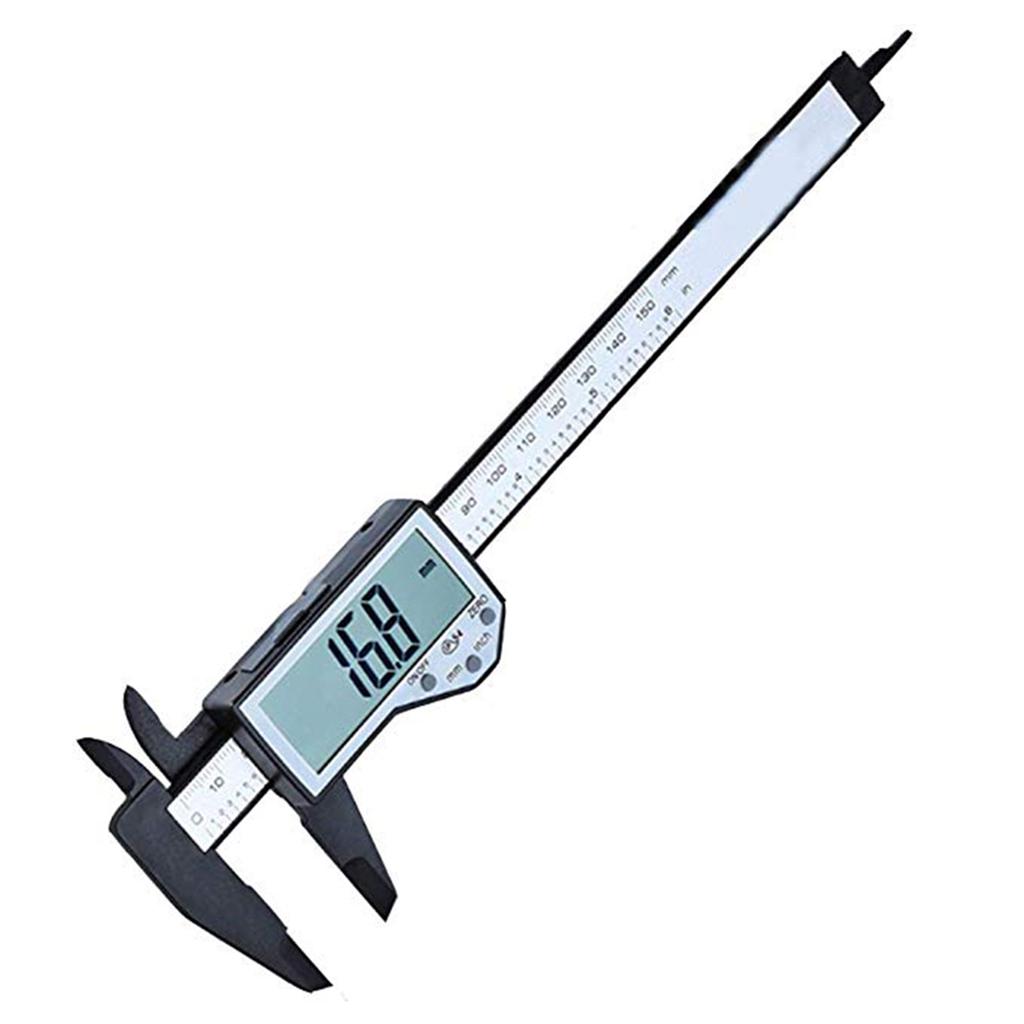 Electronic Caliper 0 150mm Digital Display Vernier Large Screen IP54 Waterproof Plastic Caliper for Antique Measuring