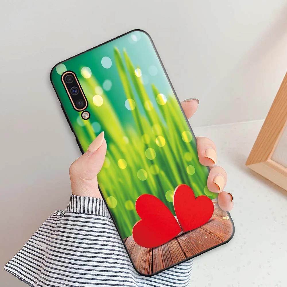 Für Samsung Galaxy A50 Hülle Für Samsung A50s A30s Handyhüllen Für Samsung A50 Blumen Silikon Weiches TPU Fundas A 50 A30 S Bumper