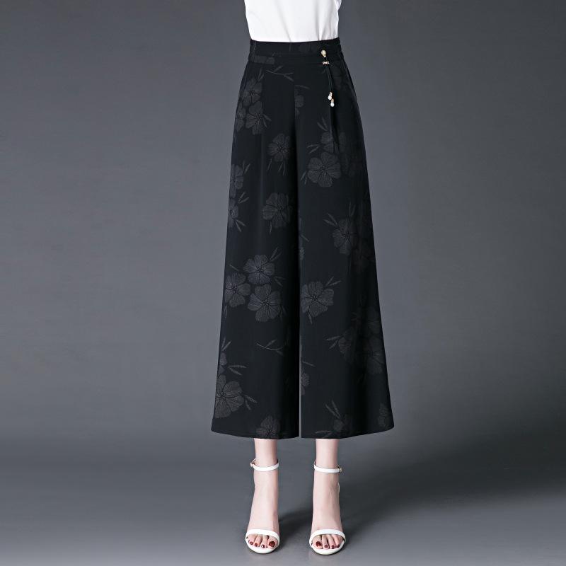 Women's Summer High Waist Wide Leg Culottes - Lightweight, Cool, and Casual