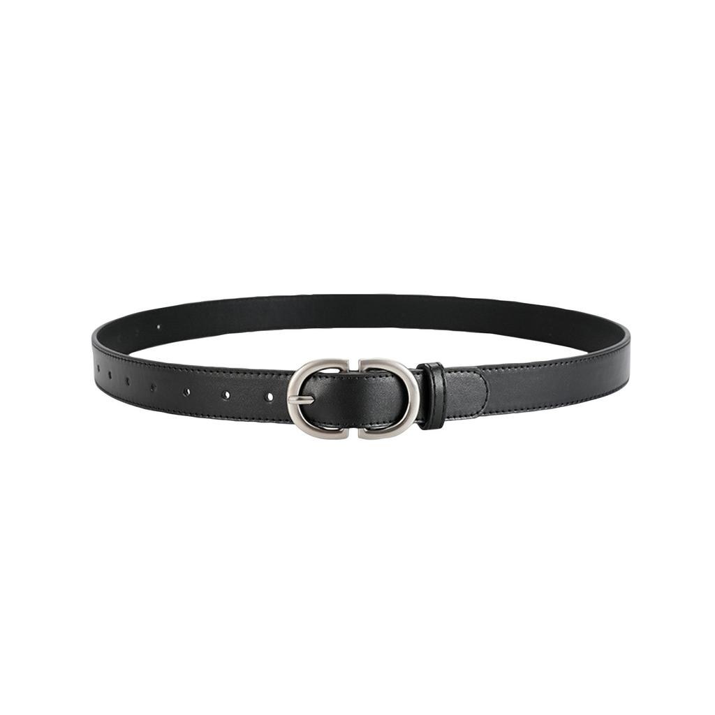 Ladies' Belt, Belt, Trendy Women's Belt, Casual With Jeans, Fashionable And Versatile Black.