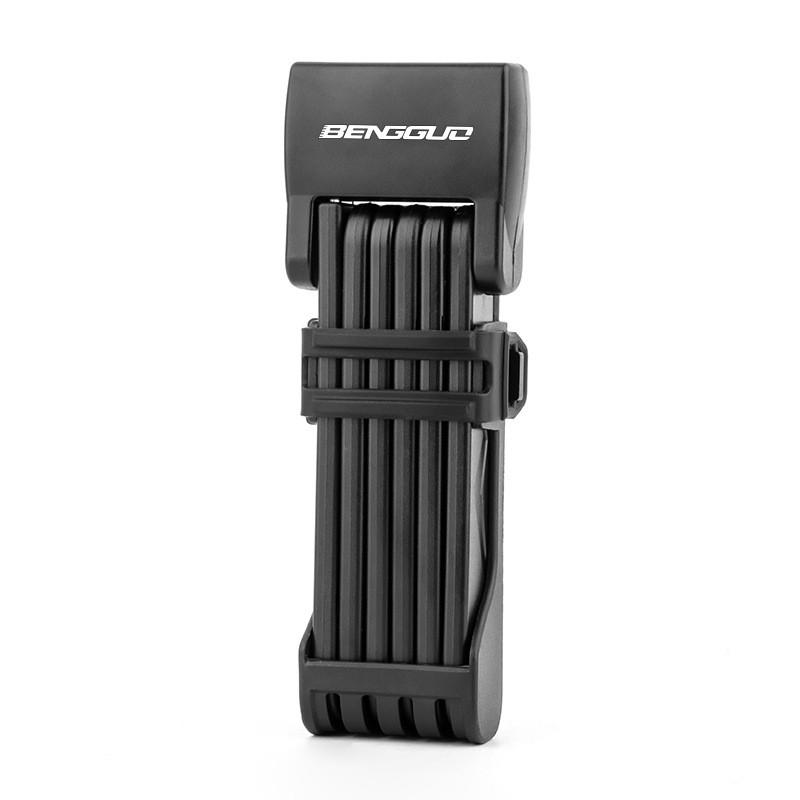 Bicycle Folding Lock With Key Antitheft Security For Mountain And Electric Bikes