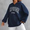 California Streetwear Ženy Podzimní Móda Ležérní Mikiny Volné Oversized oblečení Značka Fleece Hoody Sportovní oblečení