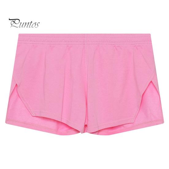 

Мужские спортивные шорты со средней посадкой и эластичным поясом, шорты с большими карманами, однотонные спортивные шорты с боковым разрезом XL розовый