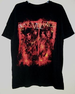 VTG Black Veil Brides Groupe Musique Concert Tournée Noir S à 5XL T-shirt TV254
