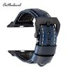 Vintage Watchbands 44mm 40mm 42mm 44mm Handmade Watch Strap Coffee Blue Red Green Replacement Watchwrist Belt Bracelet Accessory