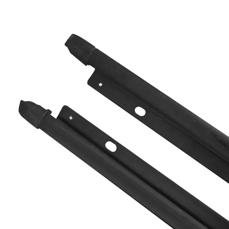 4Pcs Window Weatherstrip Side Door Outer Moulding Trim Sealing Belt For Nissan Frontier Navara D22 1994-2018 Crew cab 4door