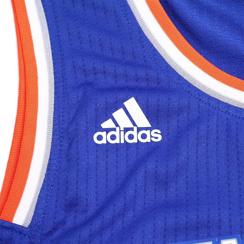 adidas Basketball-Trikot Weste Rose 25 New York Knicks Auswärts Herren-Trikots Dunkelblau CB9702