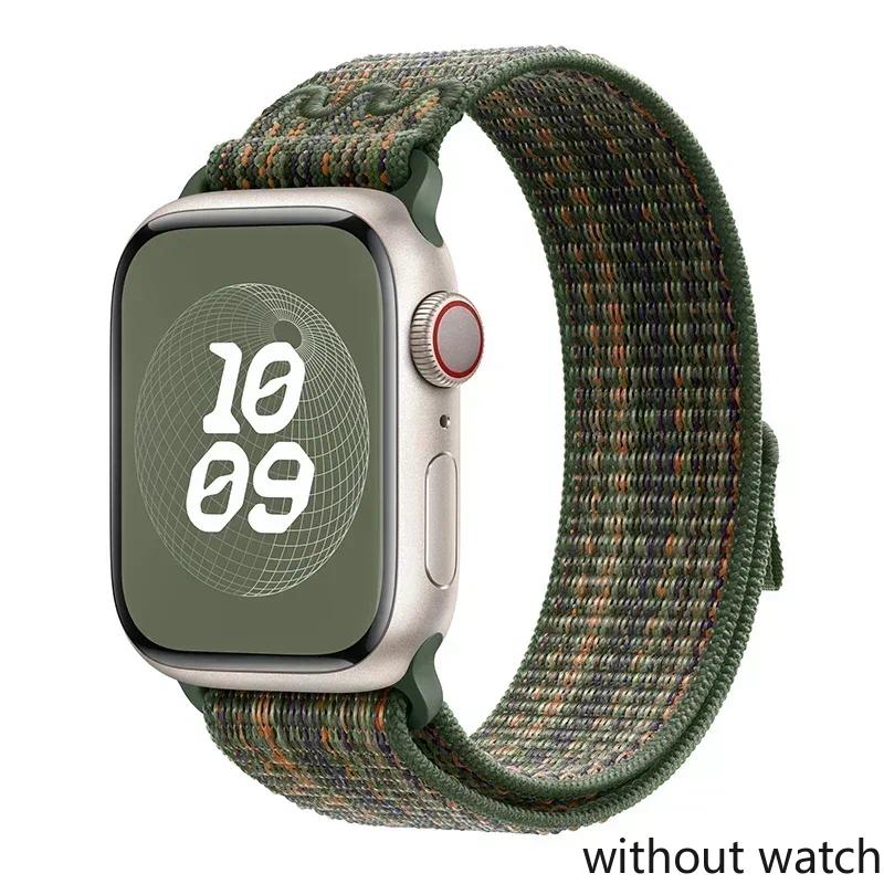 Nylon Sport Strap for Apple Watch Ultra3 49mm S11 42/46mm S10 9 8 7 6 5 4 3 Loop Bracelet for iWatch Series SE3 Ultra 2 46mm 45m