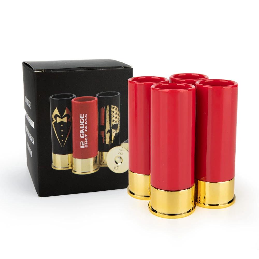 12GA Bullet Shot Glass & Lipstick Tequila Wine Cup Set